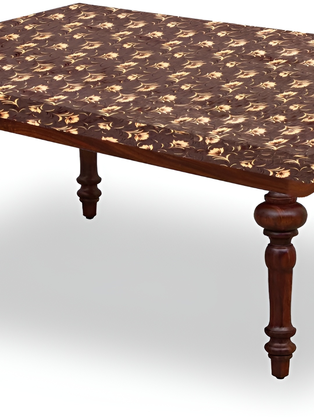

Stylista Brown & Beige Floral Printed Waterproof Rectangle 4-Seater Table Cover