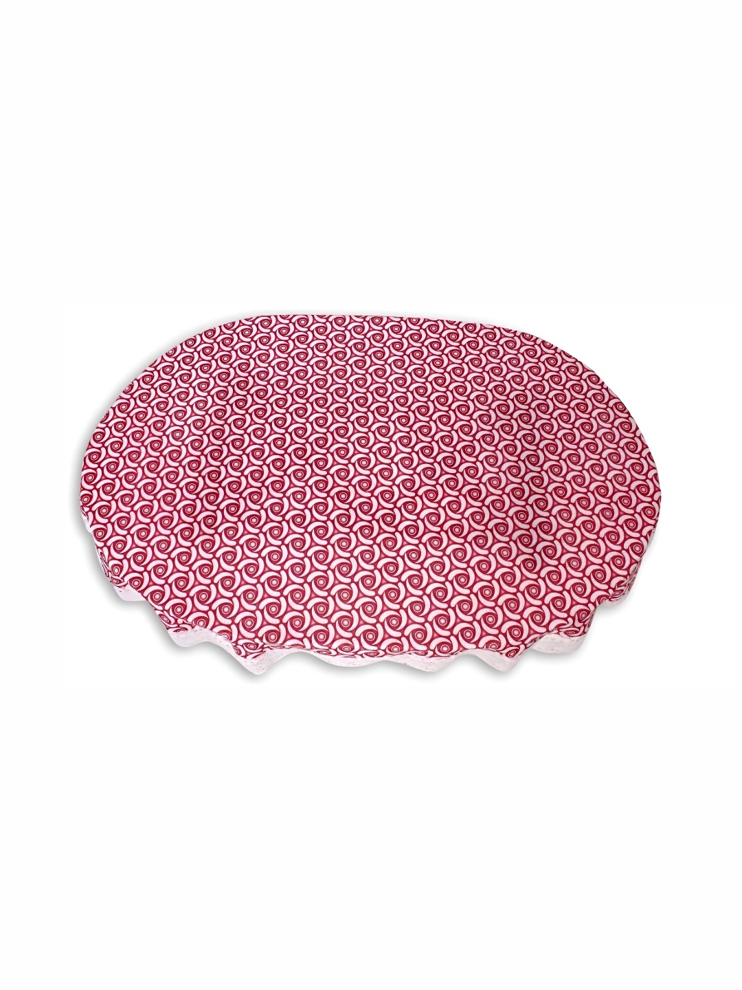 

Stylista Pink Geometric Printed Waterproof Oval 8-Seater Table Cover