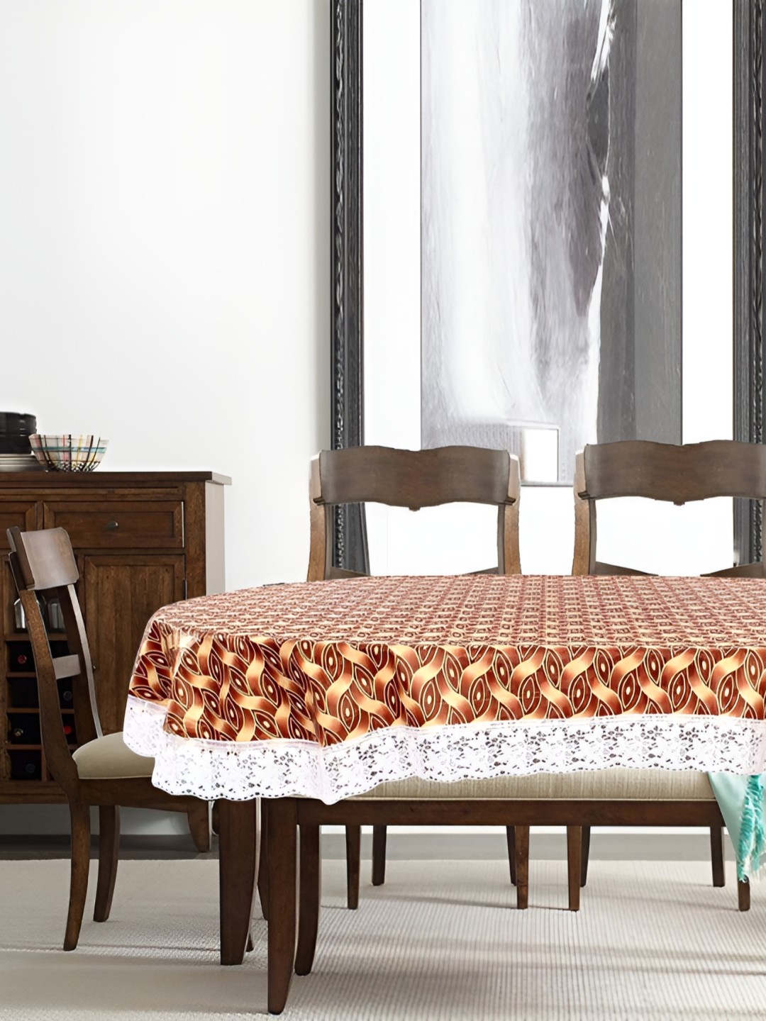 

Stylista Brown Waterproof Oval 8 Seater Table Cover