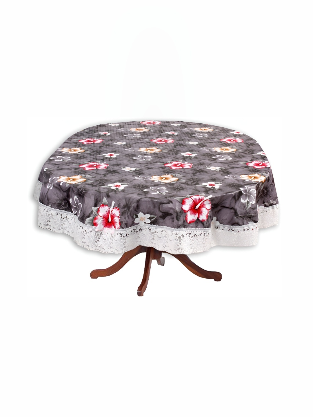 

Stylista Grey & Pink Floral Waterproof Oval 2 Seater Table Cover