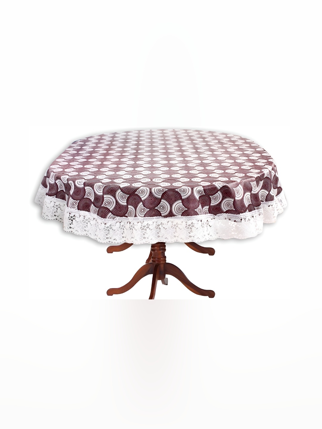

Stylista Pink & White Abstract Waterproof Oval 2 Seater Table Cover