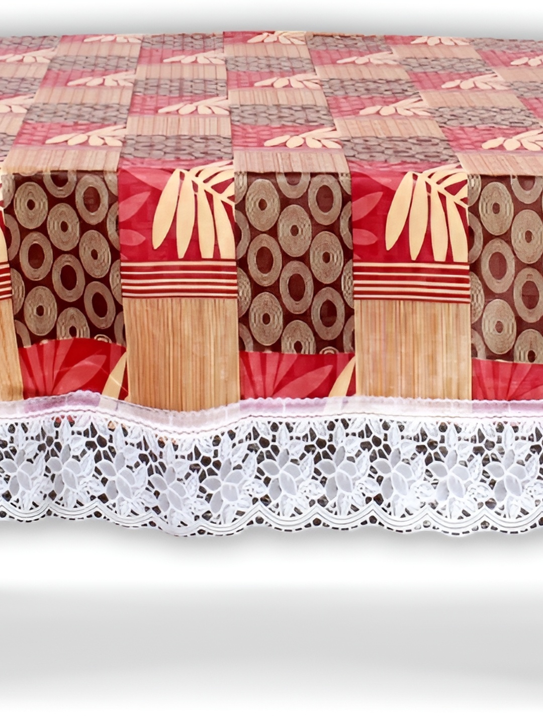 

Stylista Red Waterproof Oval 8-Seater Table Cover