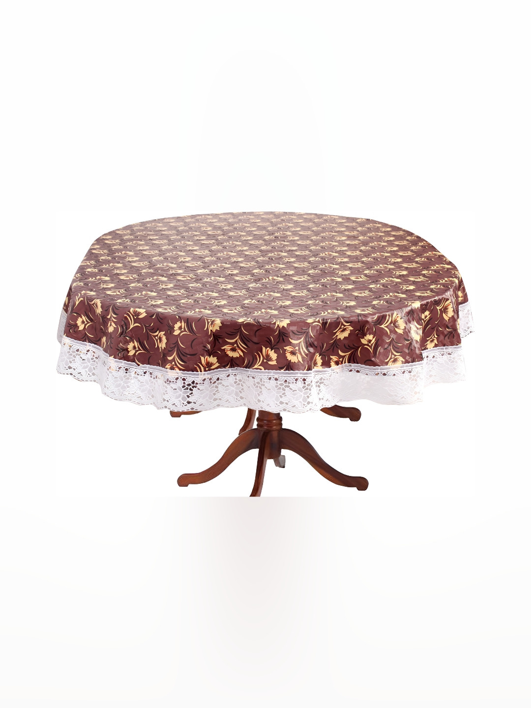 

Stylista Brown Waterproof Floral Print Oval 8 Seater Table Cover