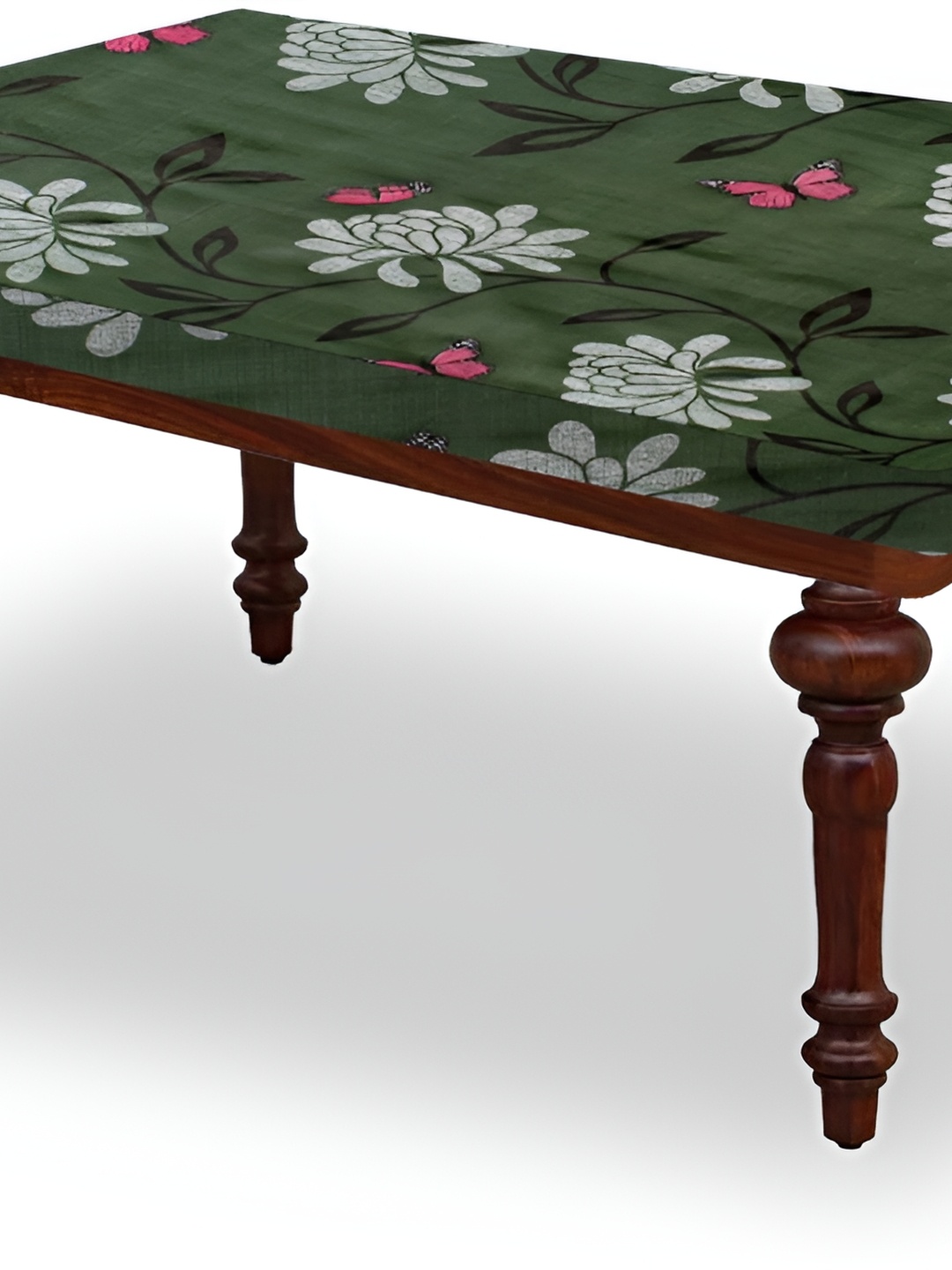 

Stylista Green & White Floral Printed Waterproof 4 Seater Table Cover