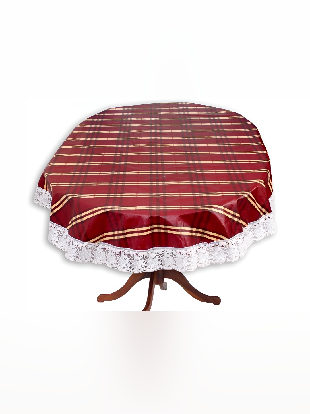 

Stylista Red Waterproof Oval 6-Seater Table Cover