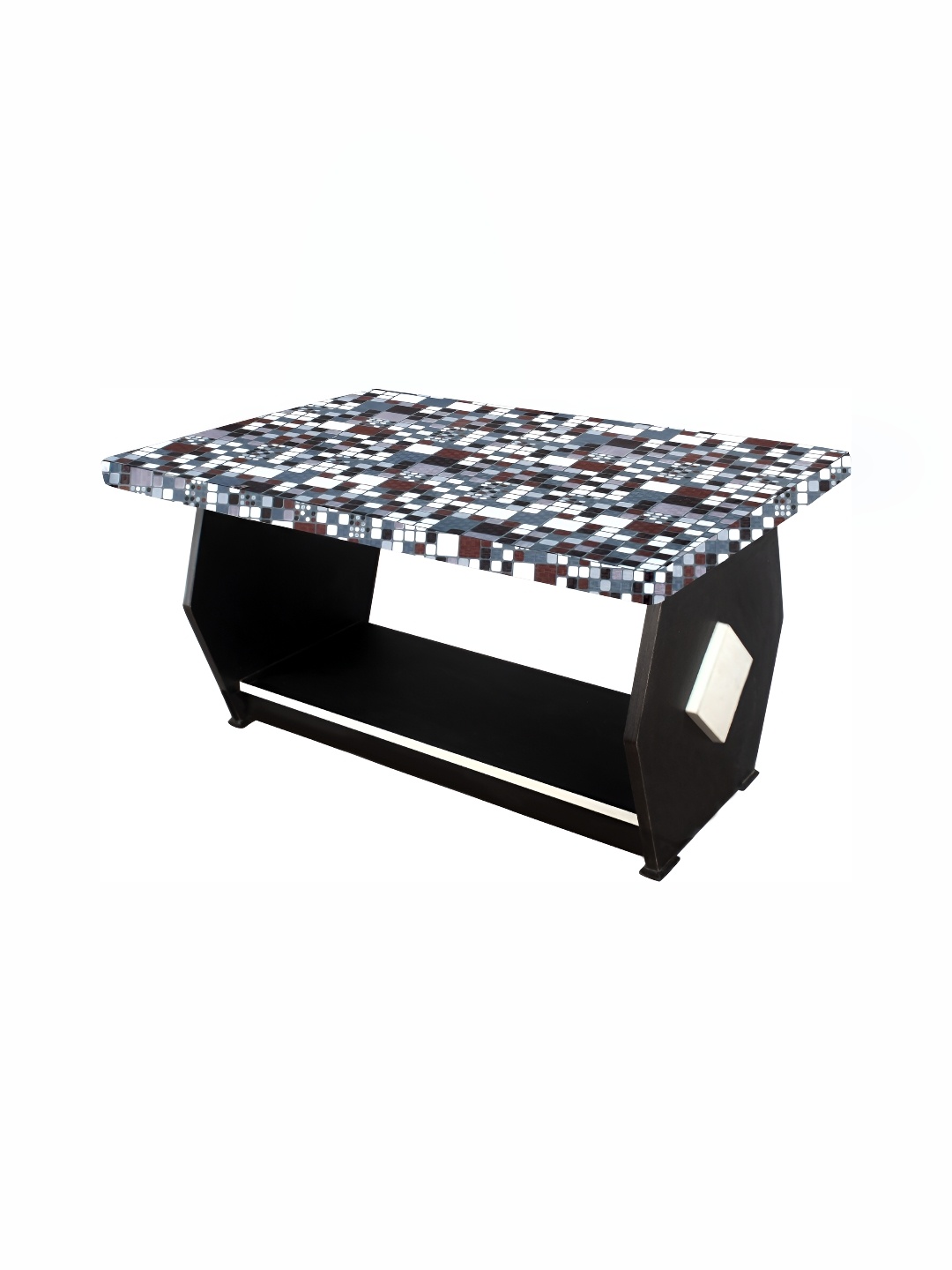 

Stylista Grey & Black Geometric Printed Waterproof Rectangle 2-Seater Table Cover