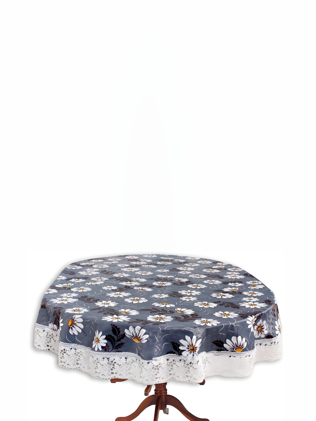 

Stylista Grey Waterproof Plastic Oval 6-Seater Table Cover