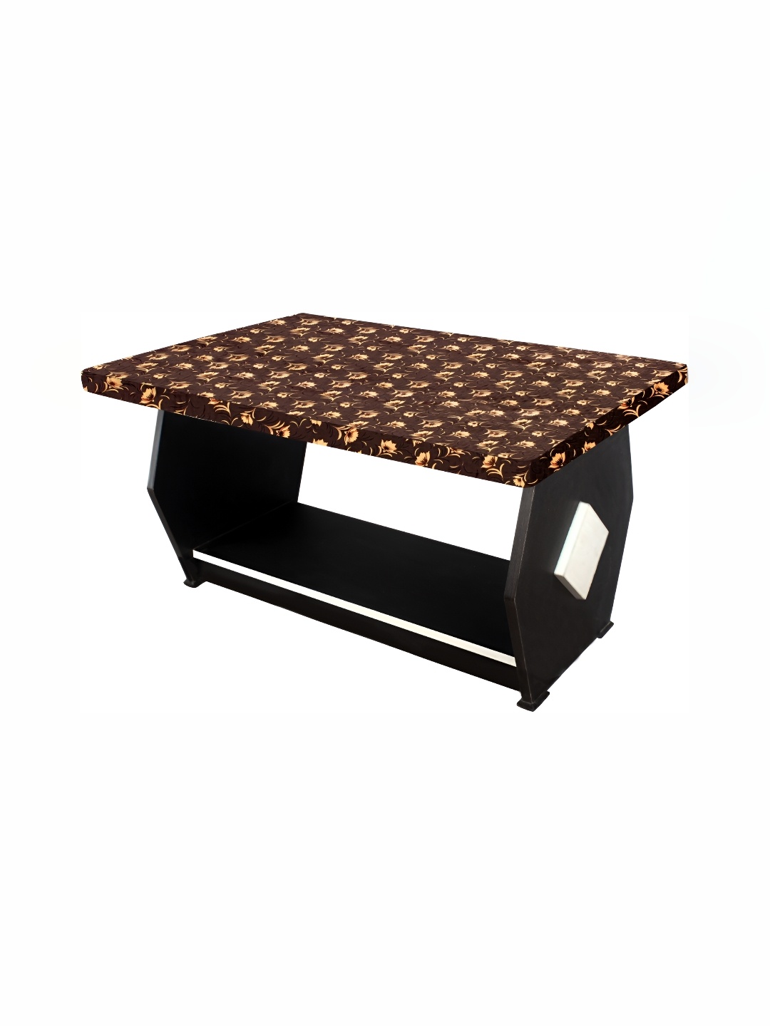 

Stylista Brown Floral Printed Waterproof 2-Seater Table Cover