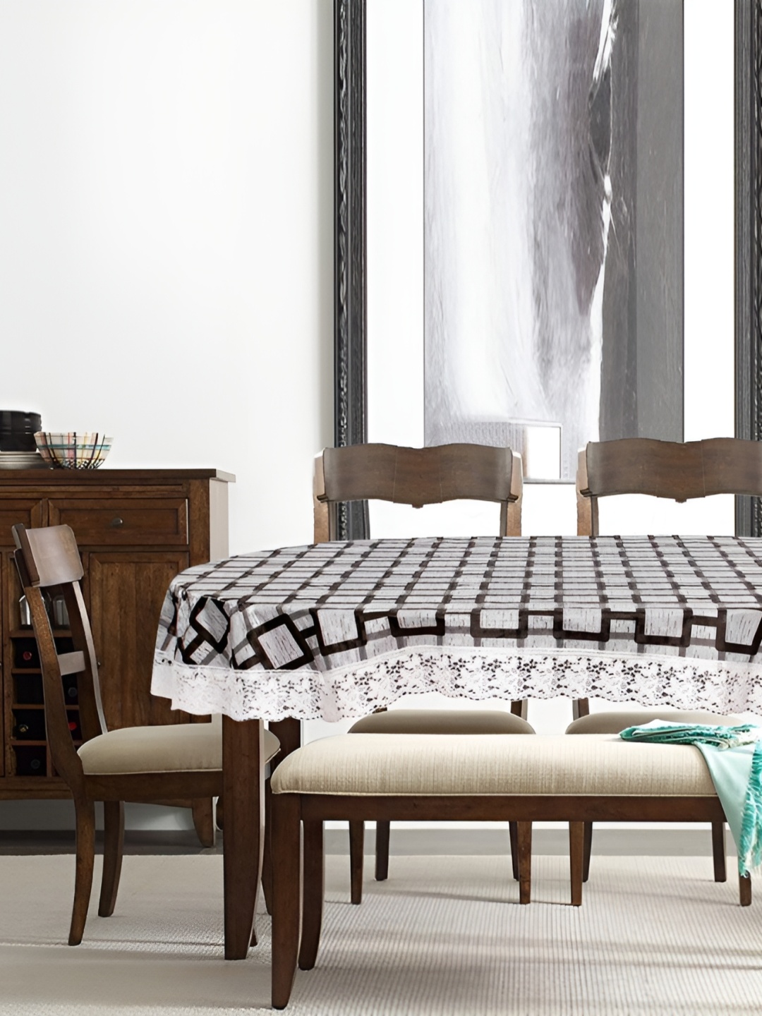 

Stylista Grey Waterproof Oval 8-Seater Table Cover