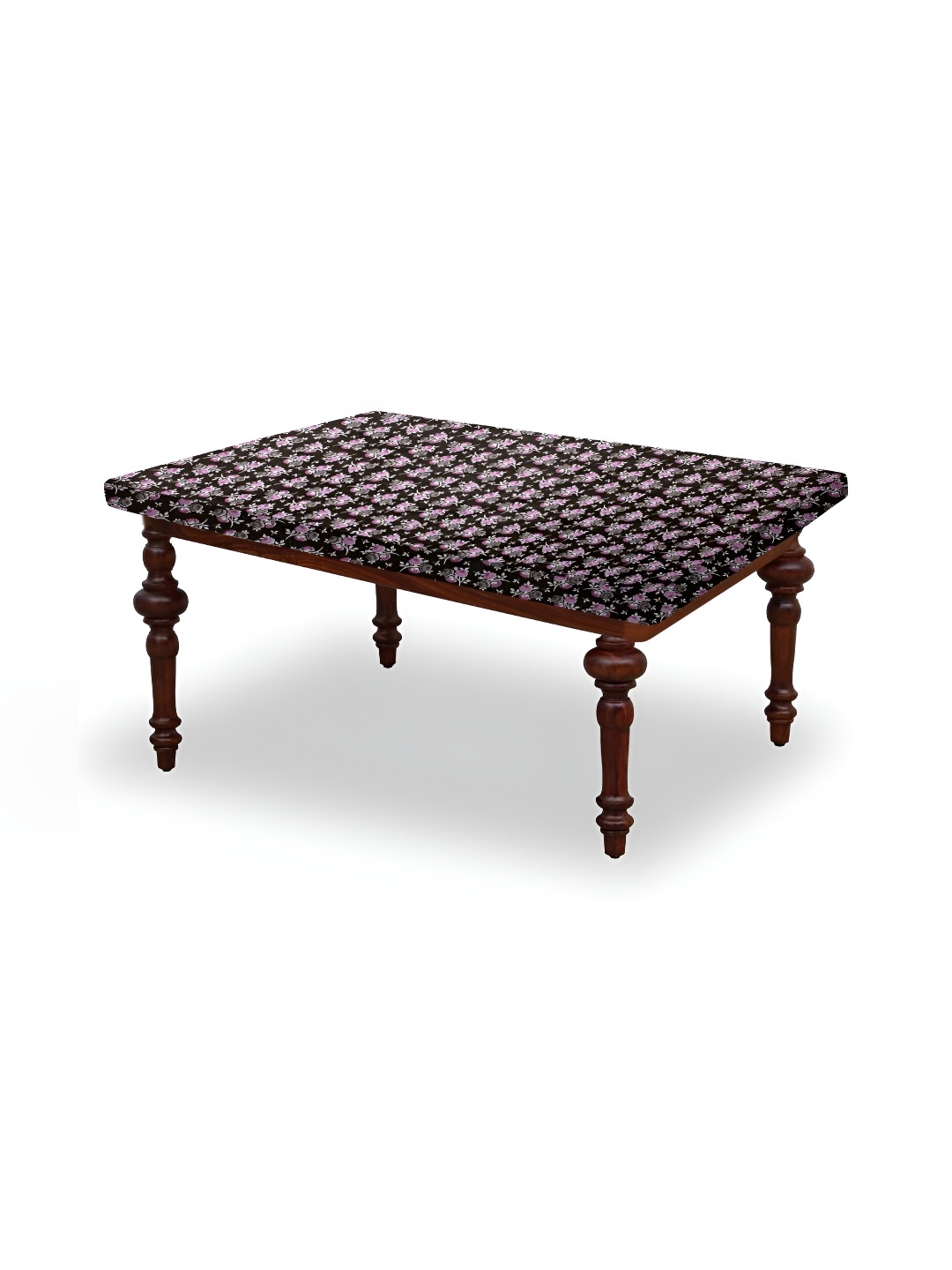 

Stylista Black Geometric Printed Waterproof 4-Seater Table Cover