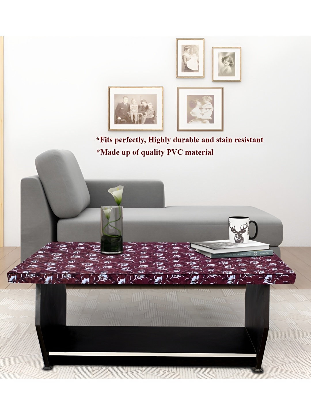 

Stylista Purple Waterproof 2-Seater Table Cover