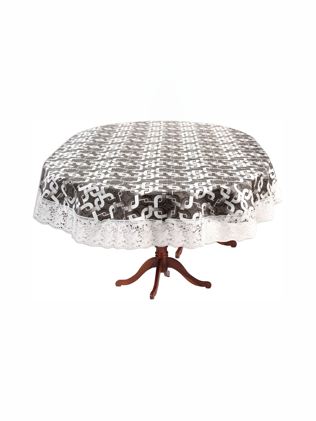 

Stylista White 12 Pieces Floral Printed Waterproof Table Cover