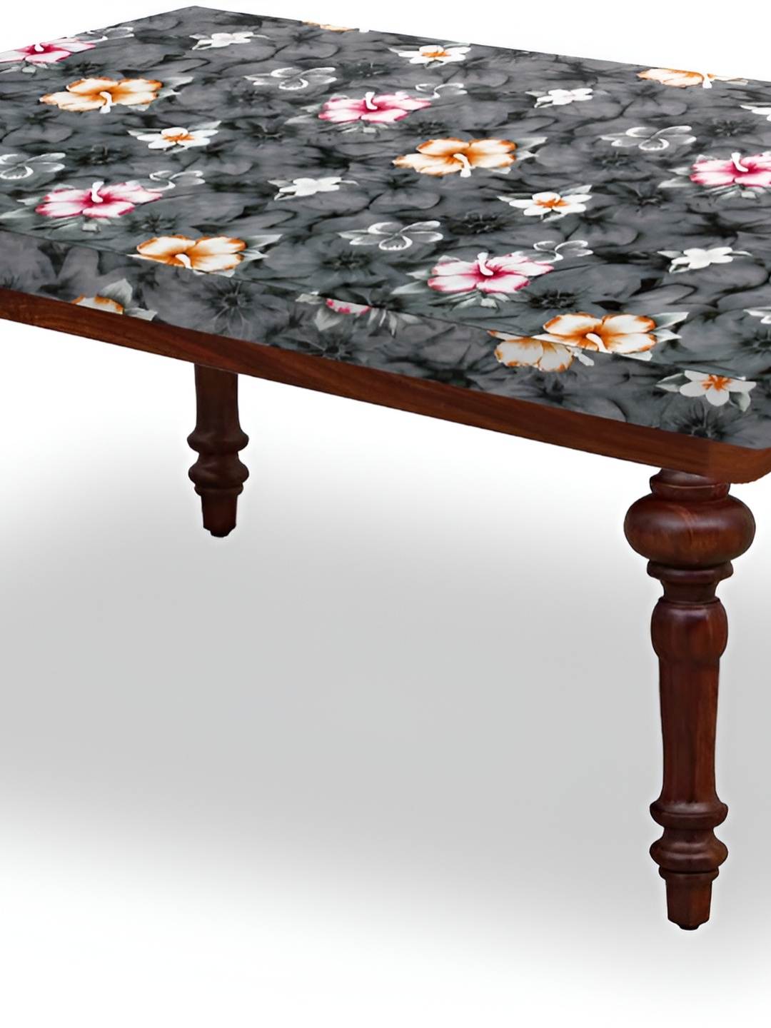 

Stylista Grey & White Floral Waterproof 4 Seater Table Cover