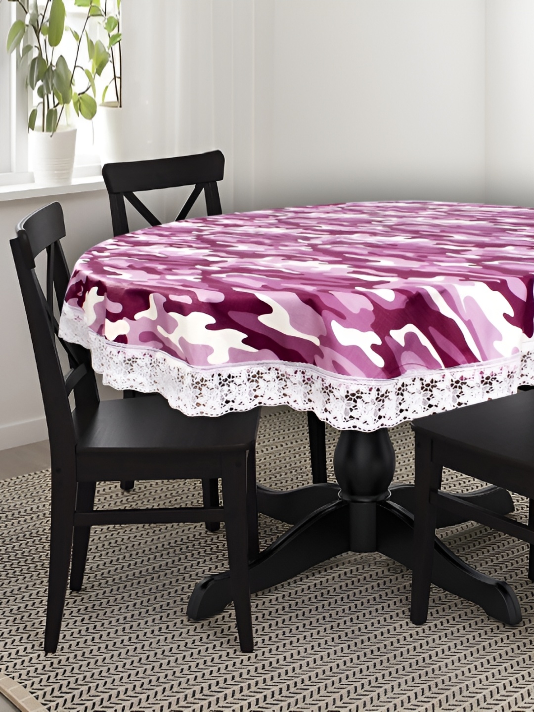 

Stylista Purple 8 Pieces Waterproof Table Cover