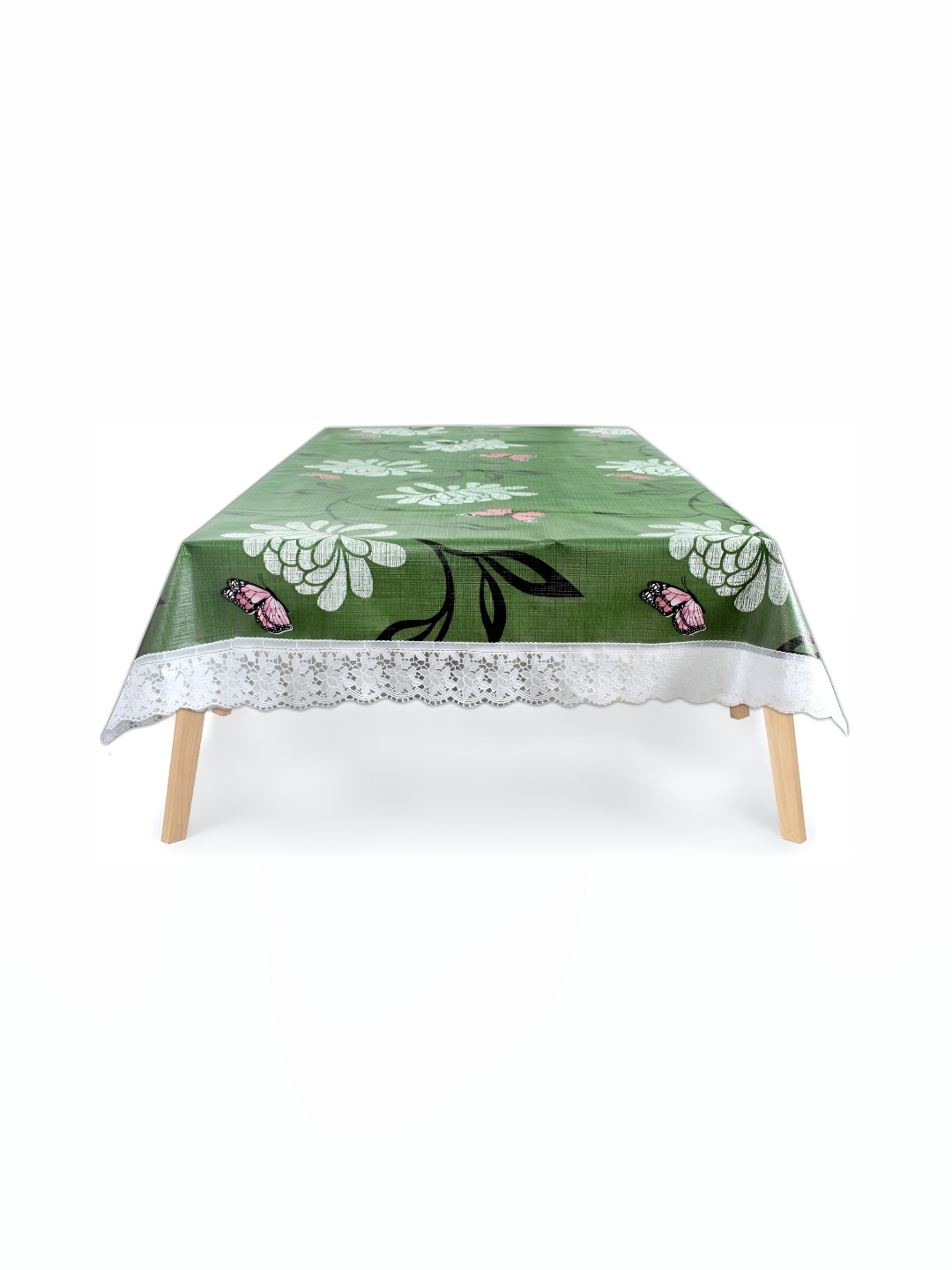 

Stylista Green & White Floral Waterproof 10 Seater Table Cover