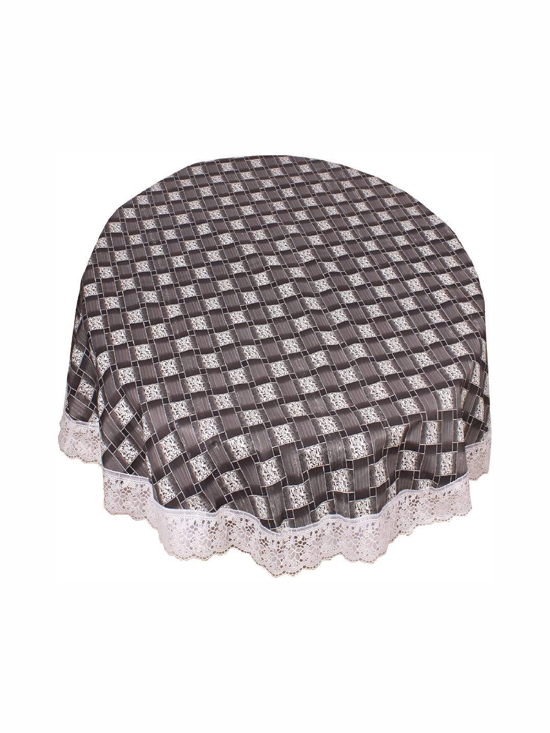 

Stylista Grey Waterproof Geometric Print Round 6 Seater Table Cover