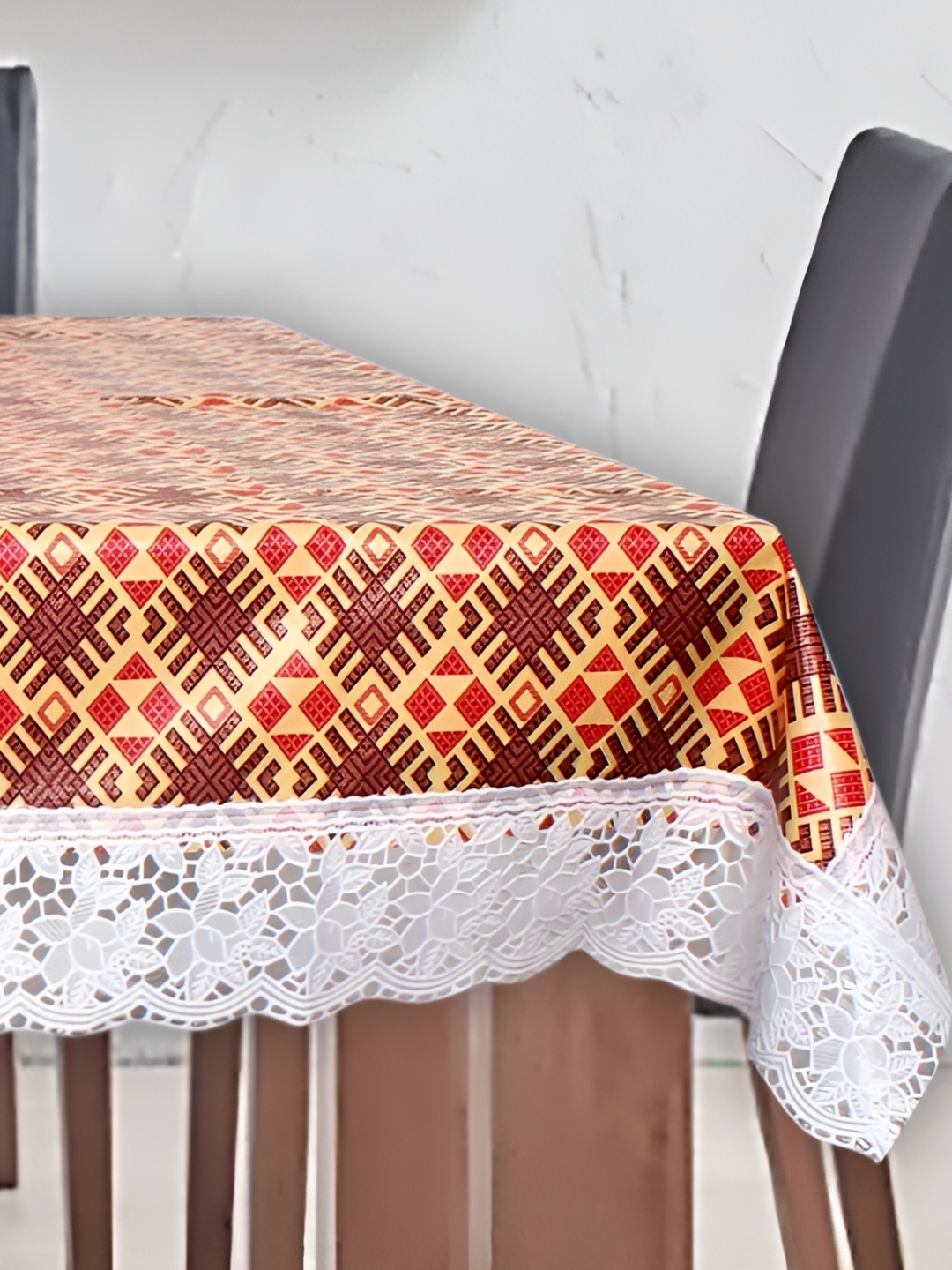 

Stylista Brown & Yellow Waterproof 8 Seater Rectangle Table Cover
