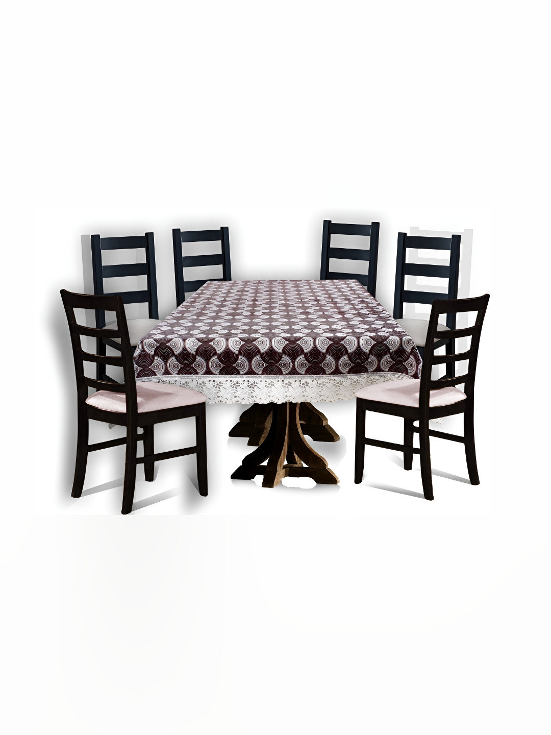 

Stylista Brown & White Printed 1.52 m x 2.28 m Waterproof Rectangle Table Cover