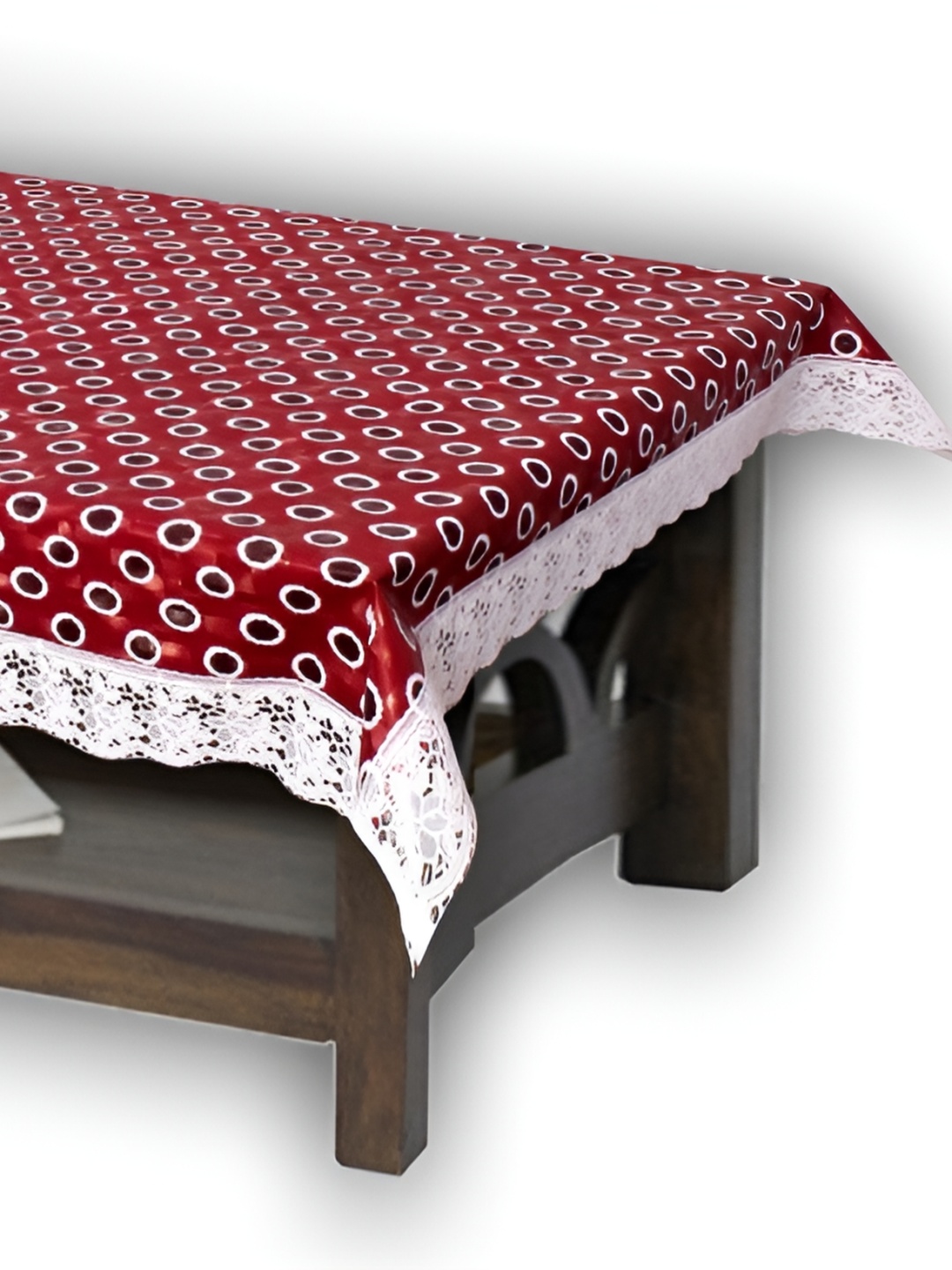 

Stylista Brown 2 Pieces Polka Waterproof Table Cover