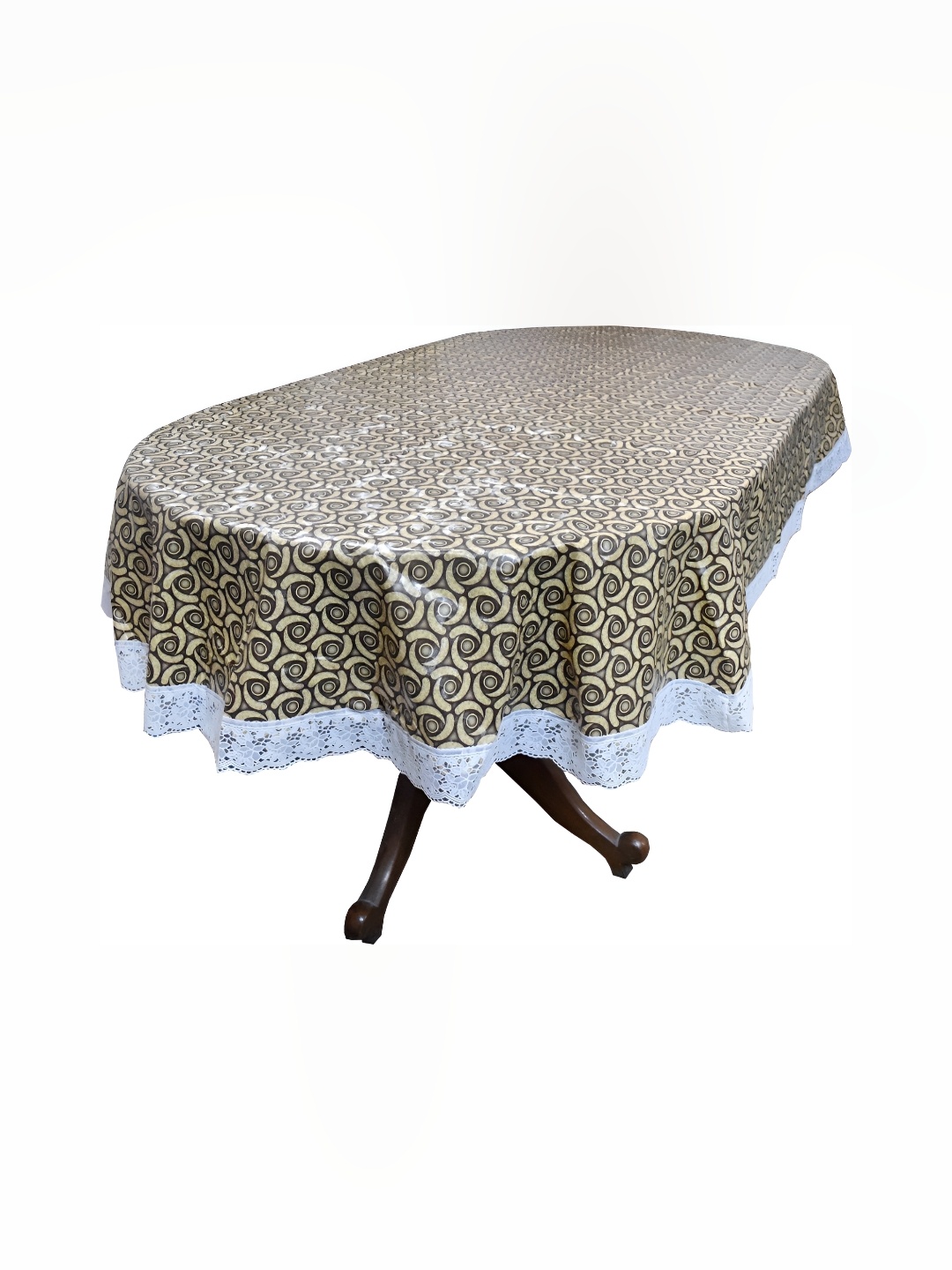 

Stylista Brown Waterproof Oval 4-Seater Table Cover
