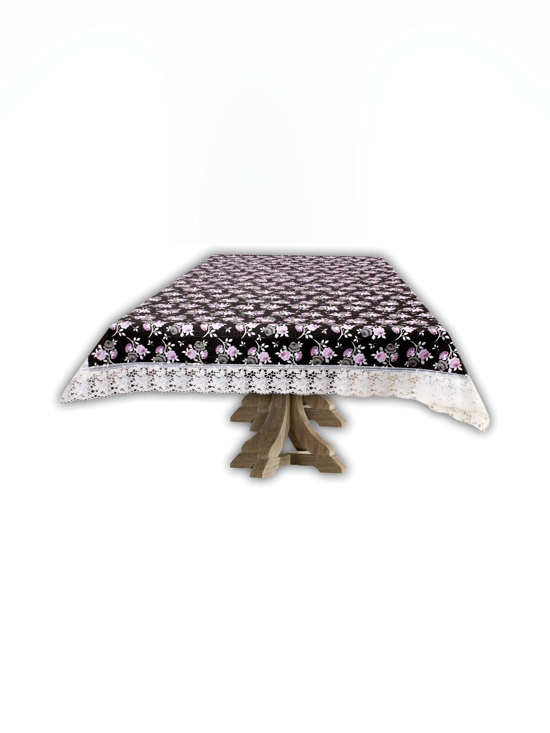 

Stylista Black & Pink Floral Waterproof 8 Seater Rectangle Table Cover