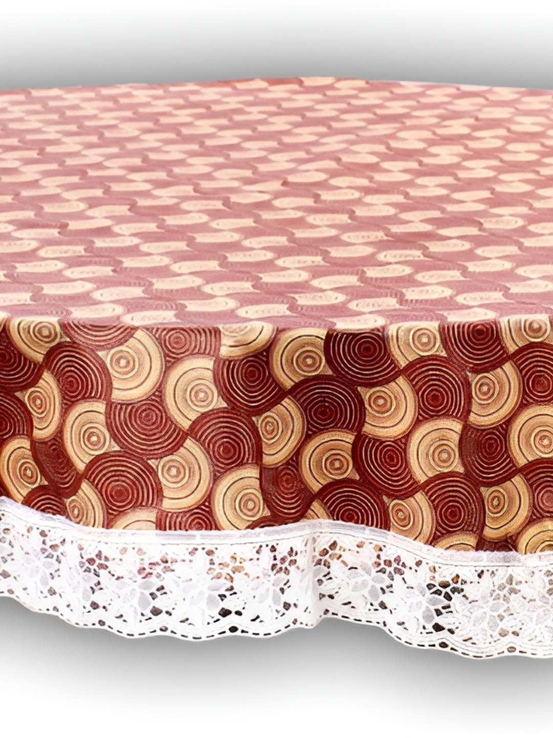 

Stylista Brown Waterproof Round 4-Seater Rectangular Table Cover