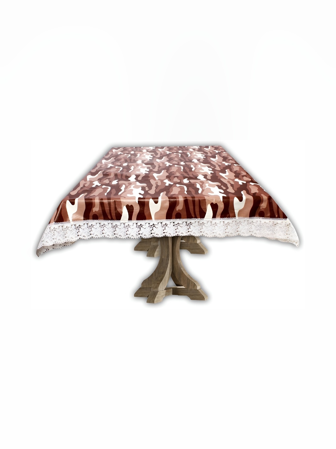 

Stylista Brown & White Rectangle Waterproof 8-Seater Table Cover