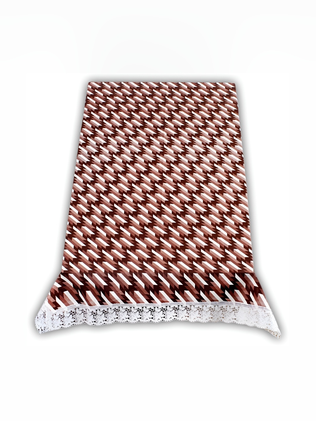 

Stylista Brown & White Rectangle Waterproof 8-Seater Table Cover