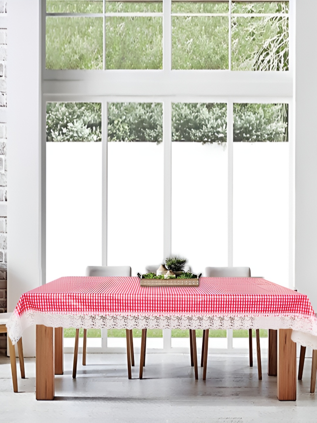 

Stylista Pink Waterproof Geometric 8 Seater Table Cover