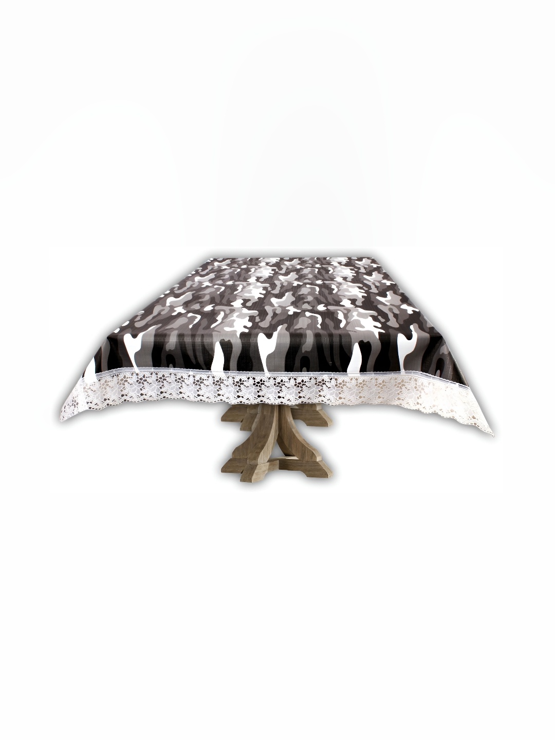 

Stylista Grey & White Abstract Printed Waterproof 12 Seater Table Cover