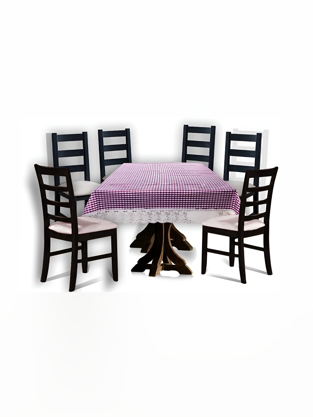 

Stylista Purple Waterproof 6-Seater Rectangular Table Cover