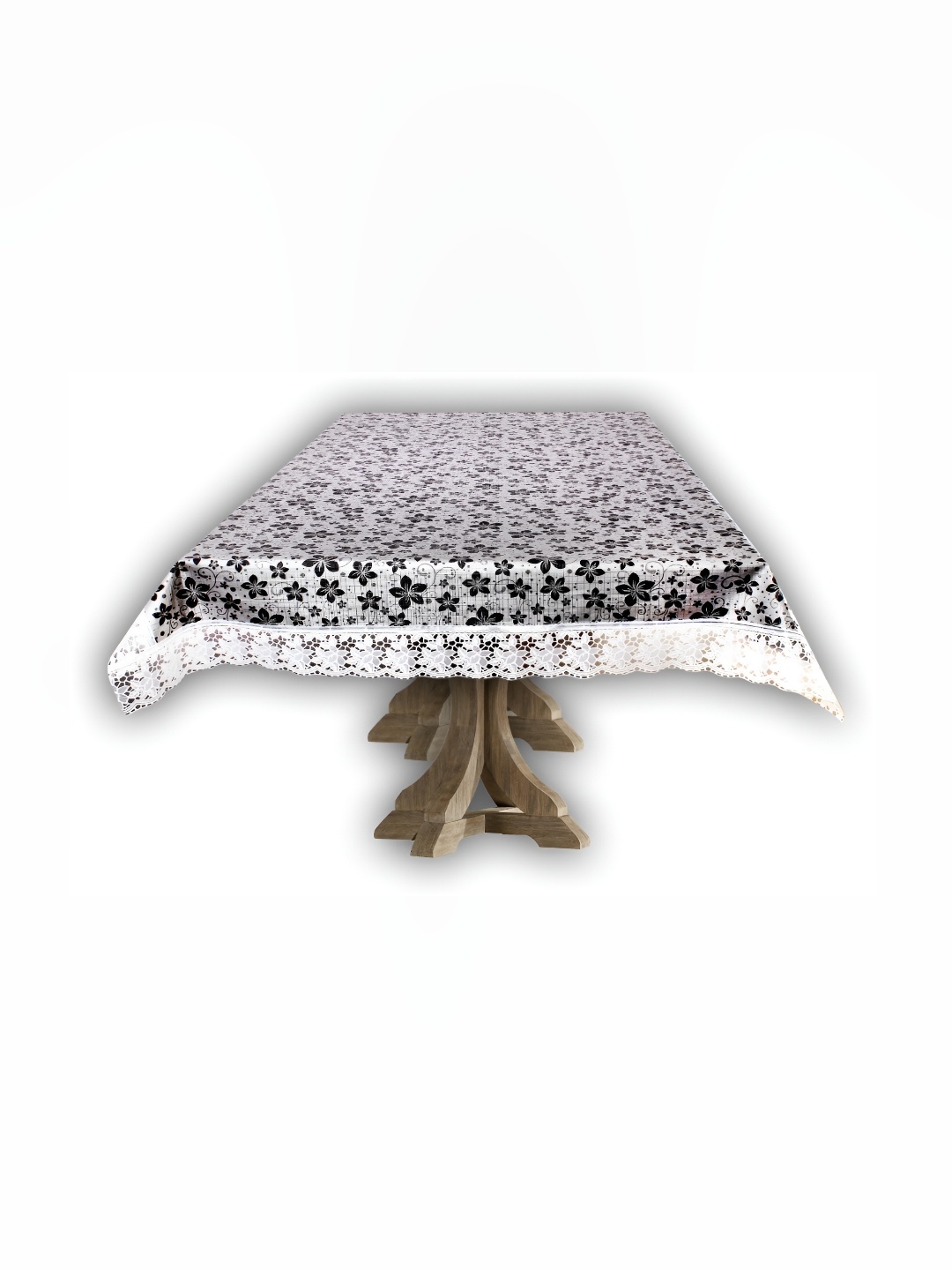 

Stylista Grey Floral Printed Waterproof 8-Seater Table Cover