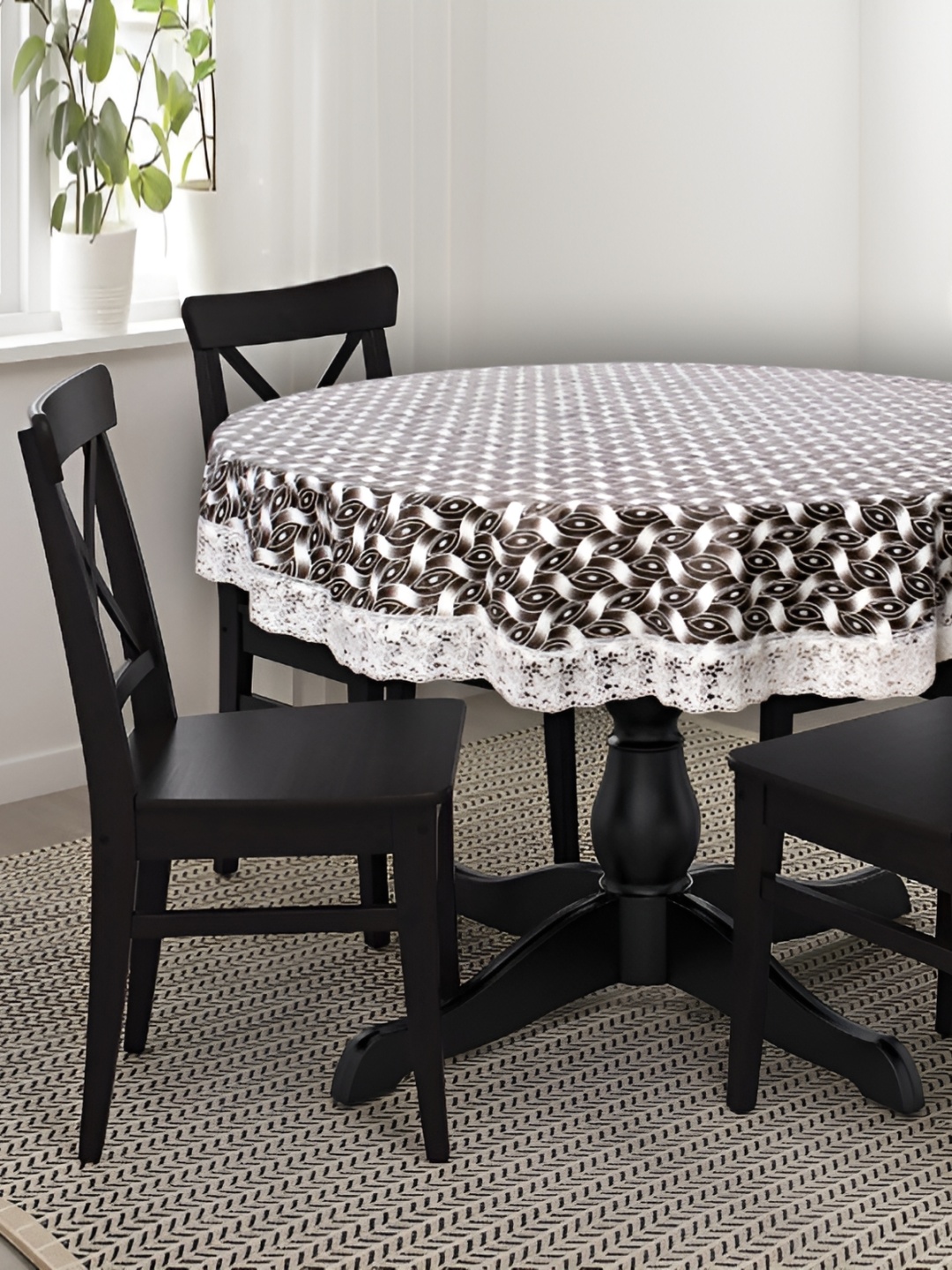 

Stylista Grey Waterproof Round 8-Seater Table Cover