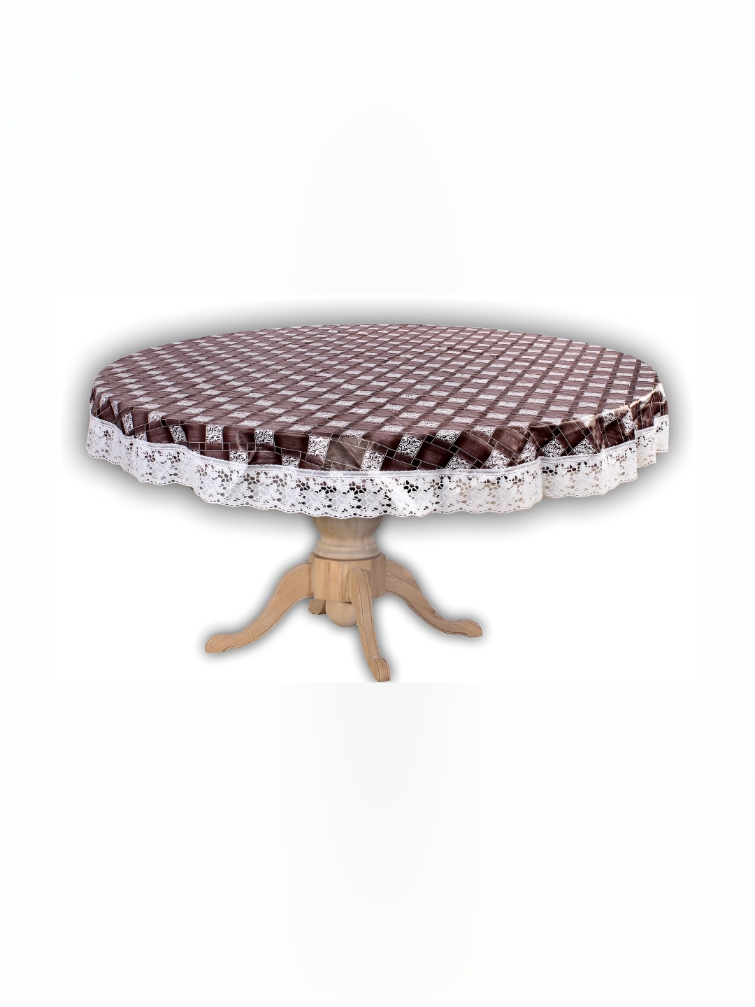 

Stylista Brown Waterproof Round 4-Seater Table Cover