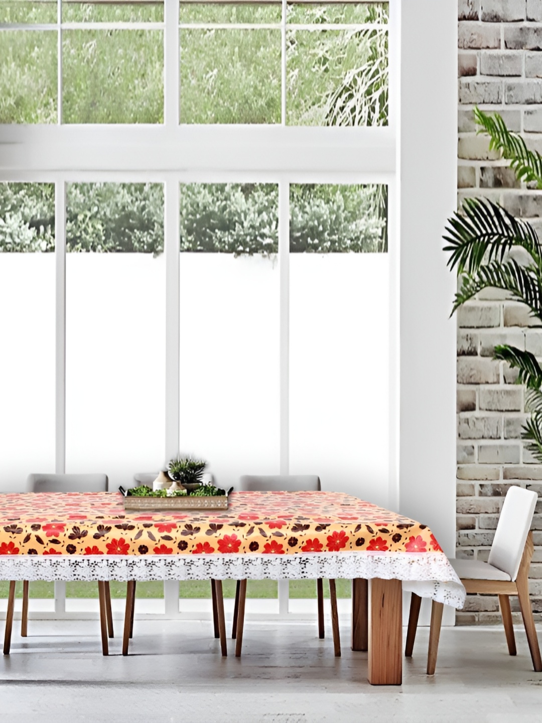 

Stylista Brown 8 Pieces Printed Waterproof Table Cover