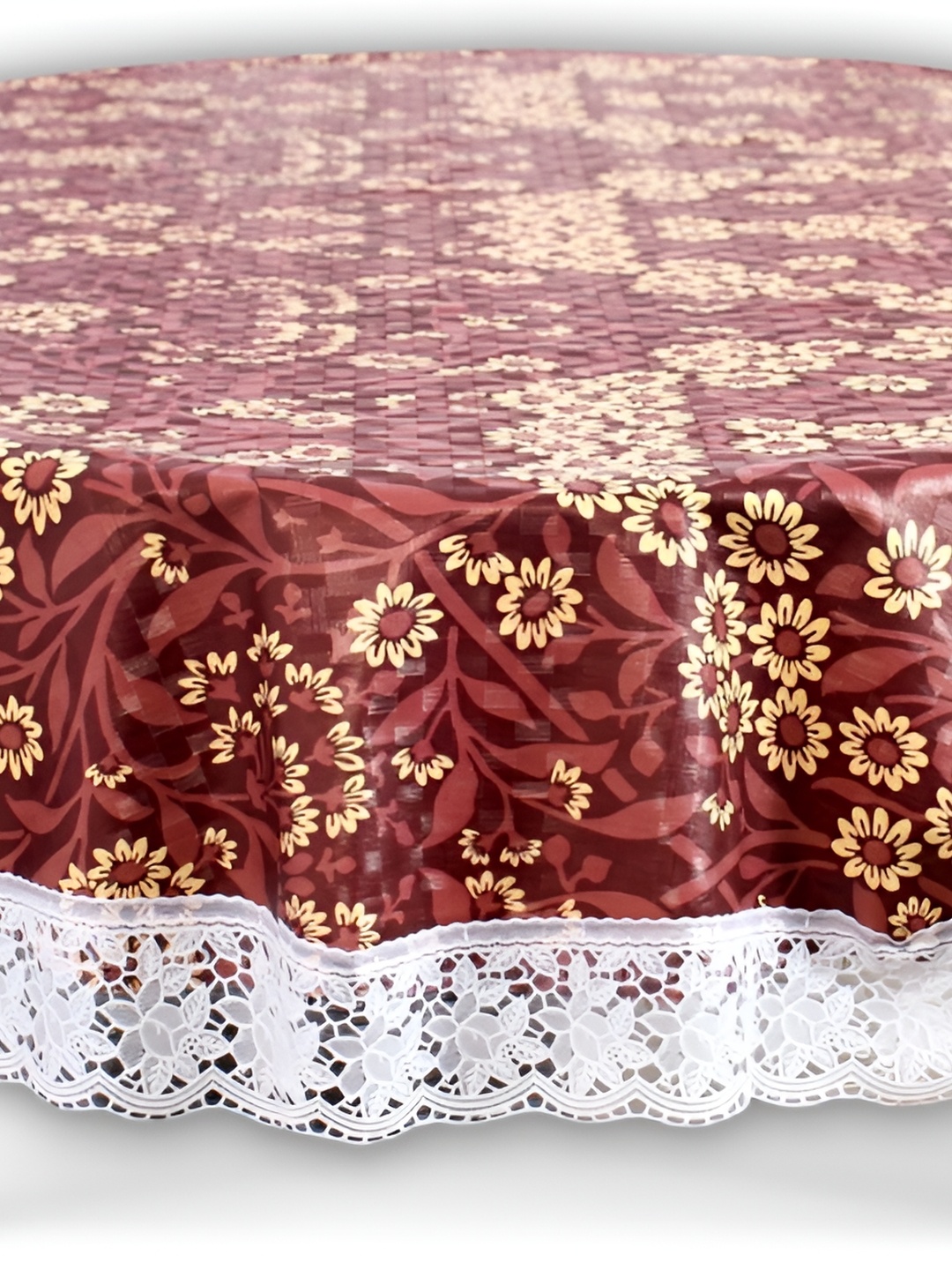 

Stylista Brown & Beige Floral Waterproof Oval 2 Seater Table Cover