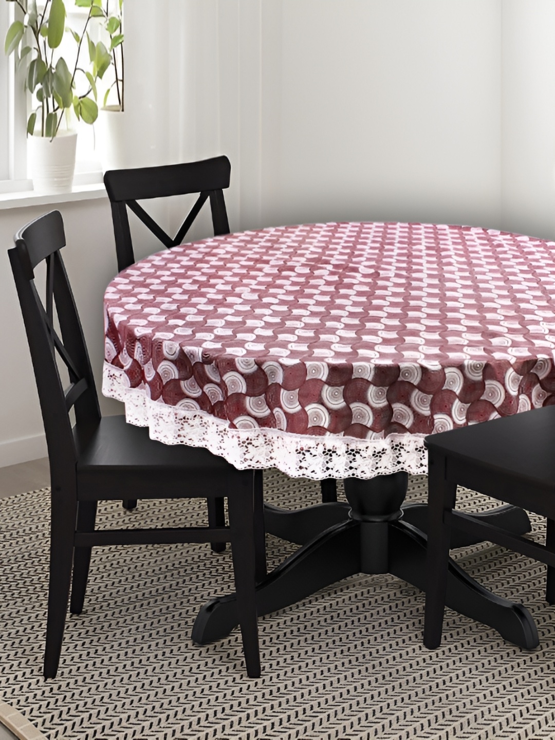 

Stylista Brown Waterproof Round 8-Seater Table Cover