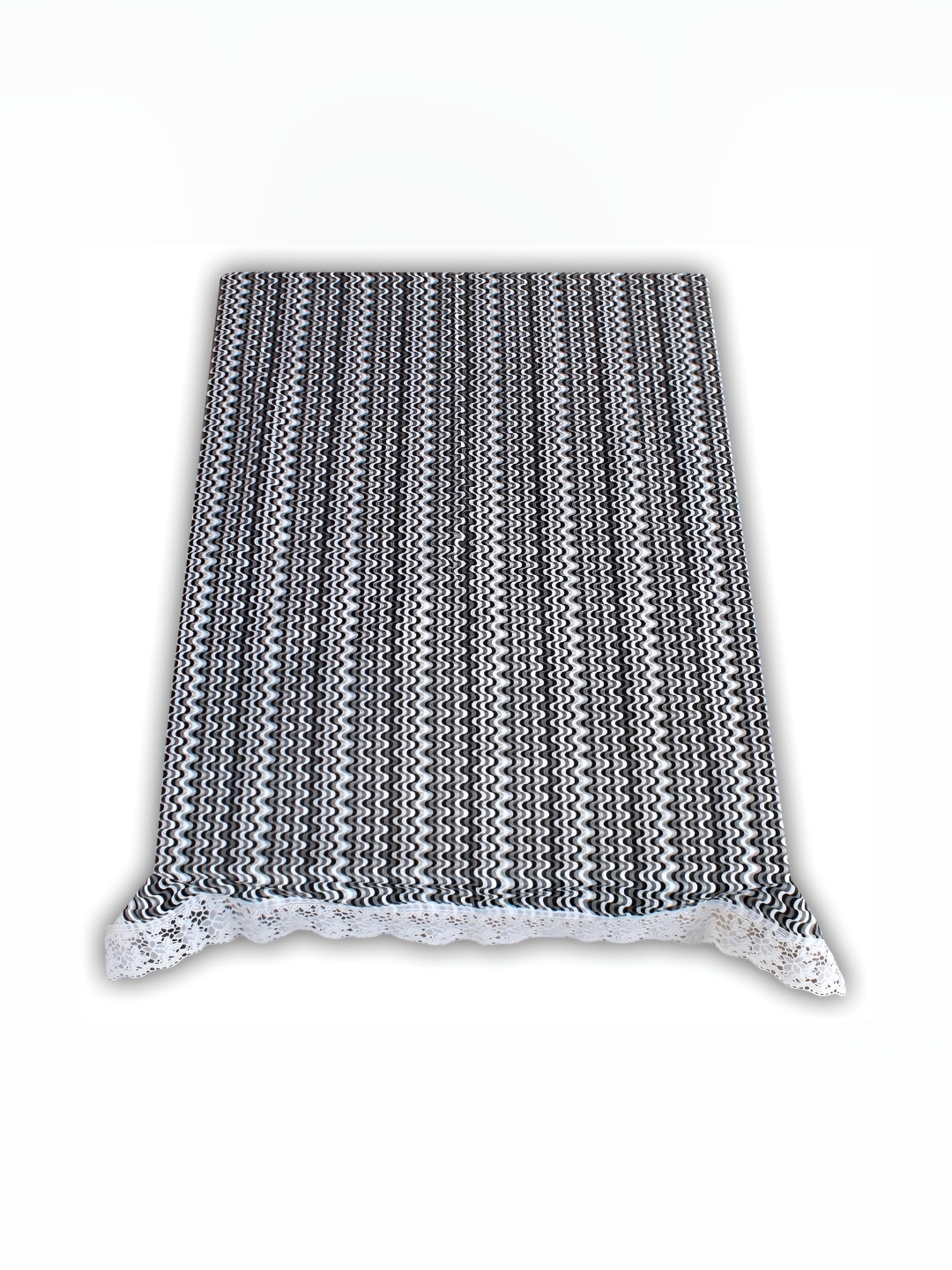 

Stylista Black & White Printed Waterproof Rectangular 12 Seater Table Cover