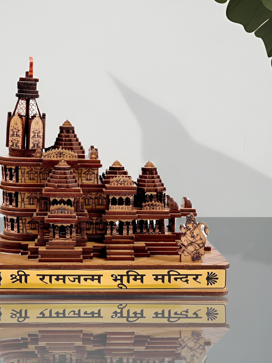 

Fashion Bizz Camel Brown Religious Temple Showpiece
