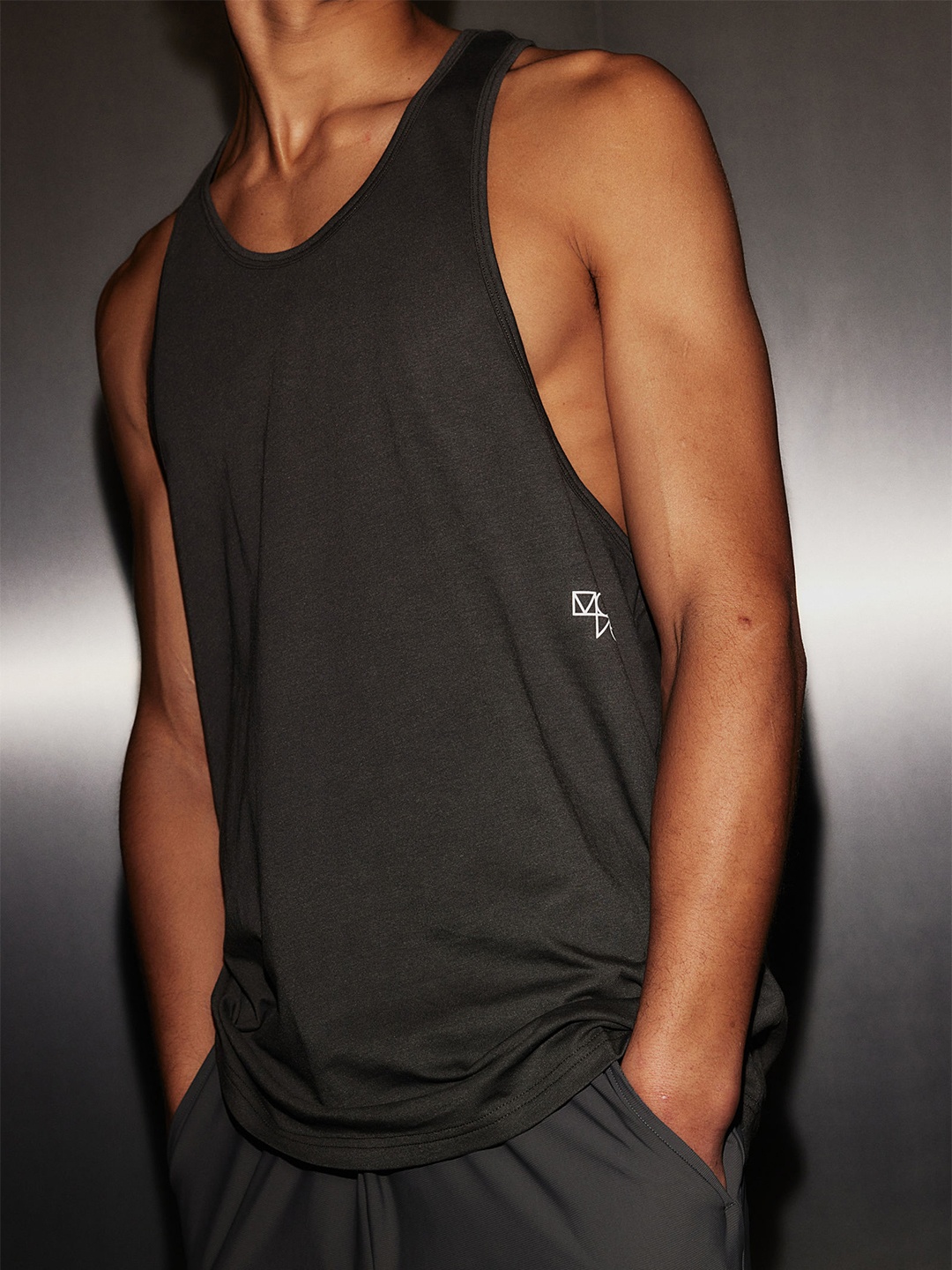 

H&M DryMove Sports Vest Top, Grey