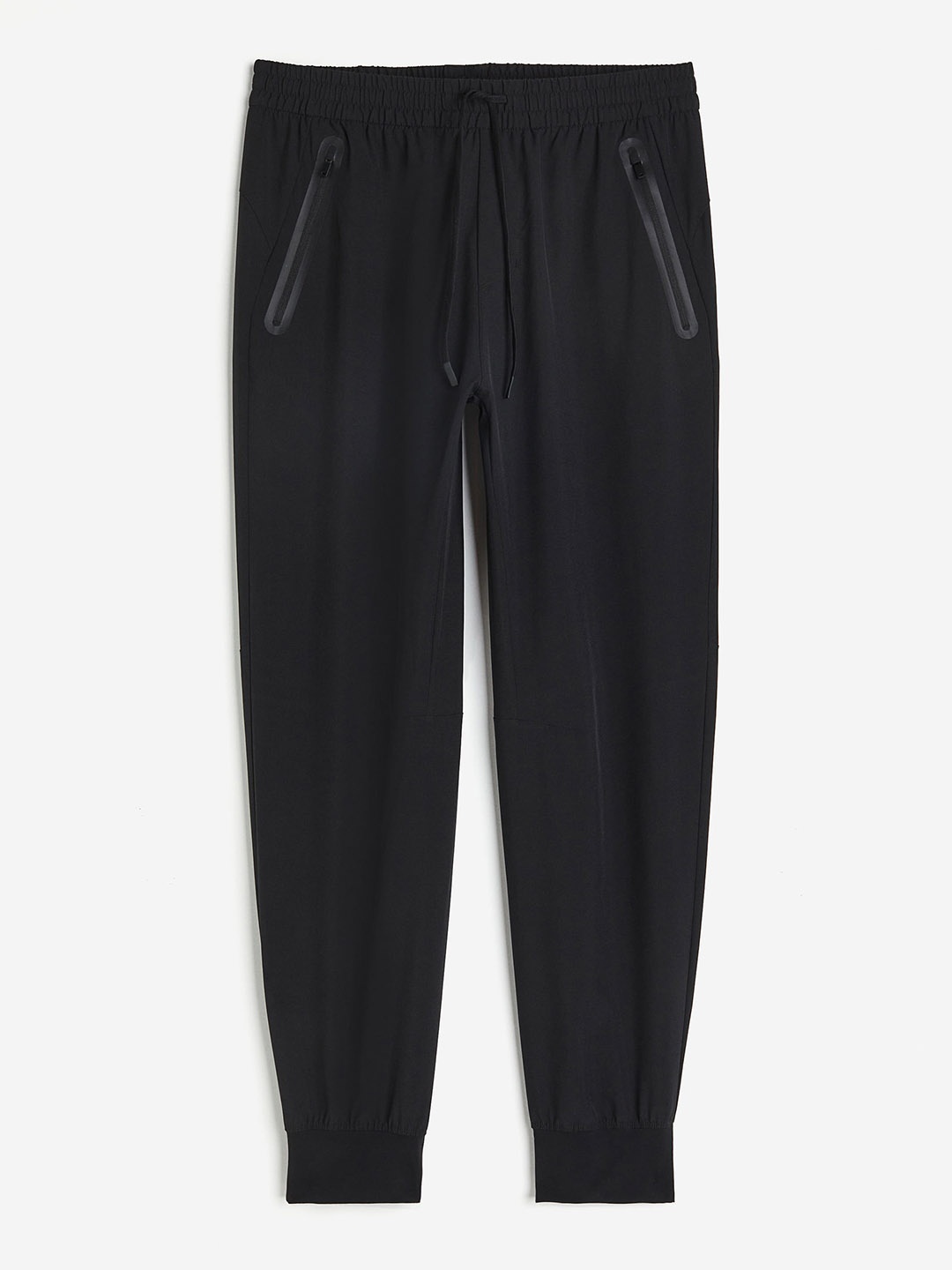 

H&M Men Drymove Regular Track Pants, Black