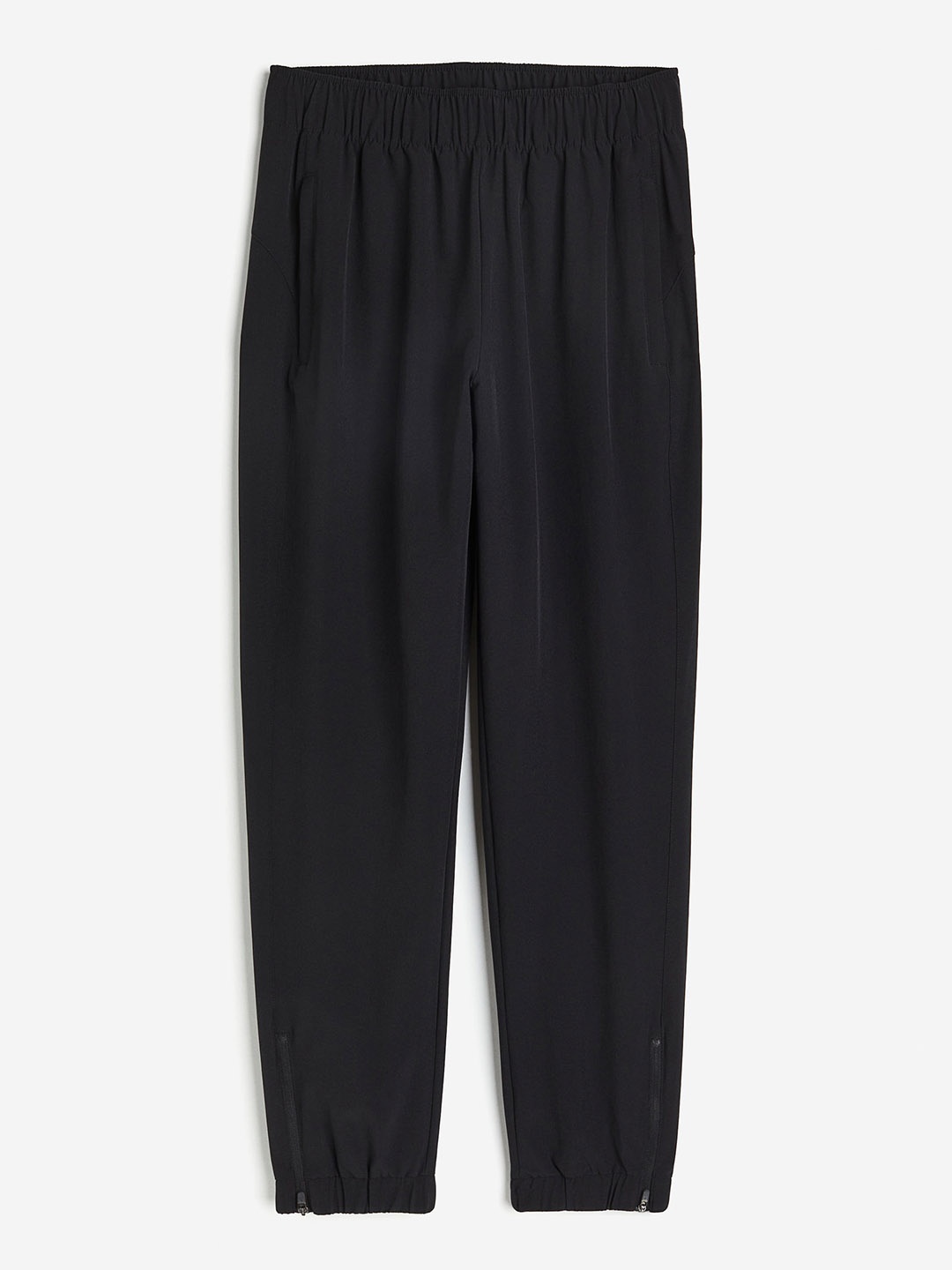 

H&M Women Drymove Regular Running Trousers, Black