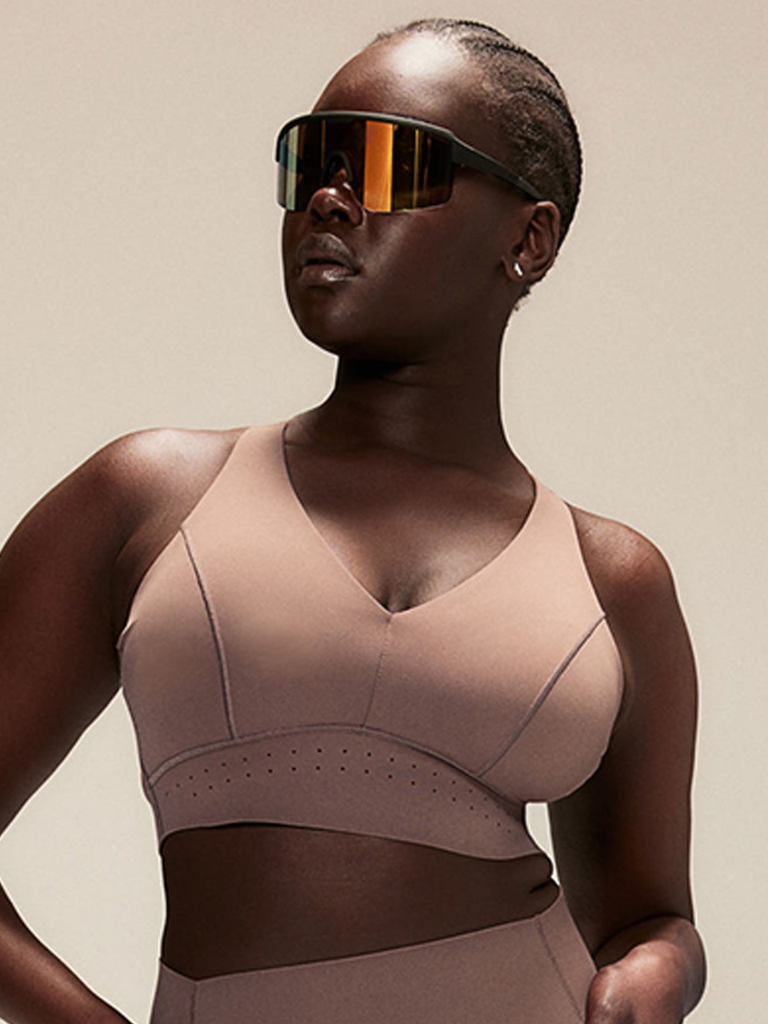 

H&M Shapemove Medium Support Sports Bra, Brown