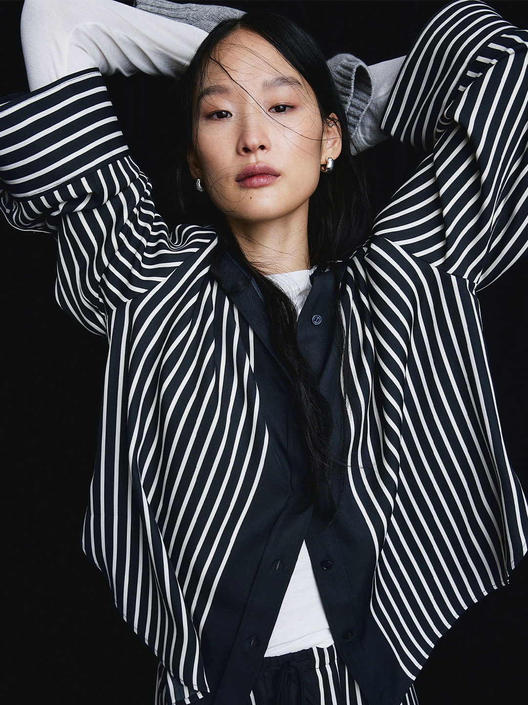 

H&M Oversized Shirt, Blue