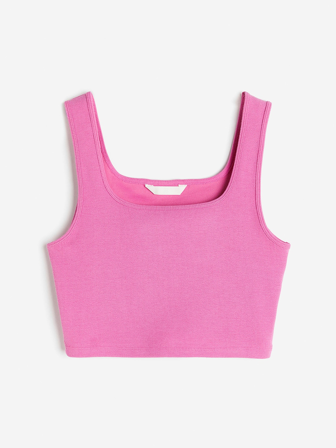 

H&M Women Cropped Vest Top, Pink