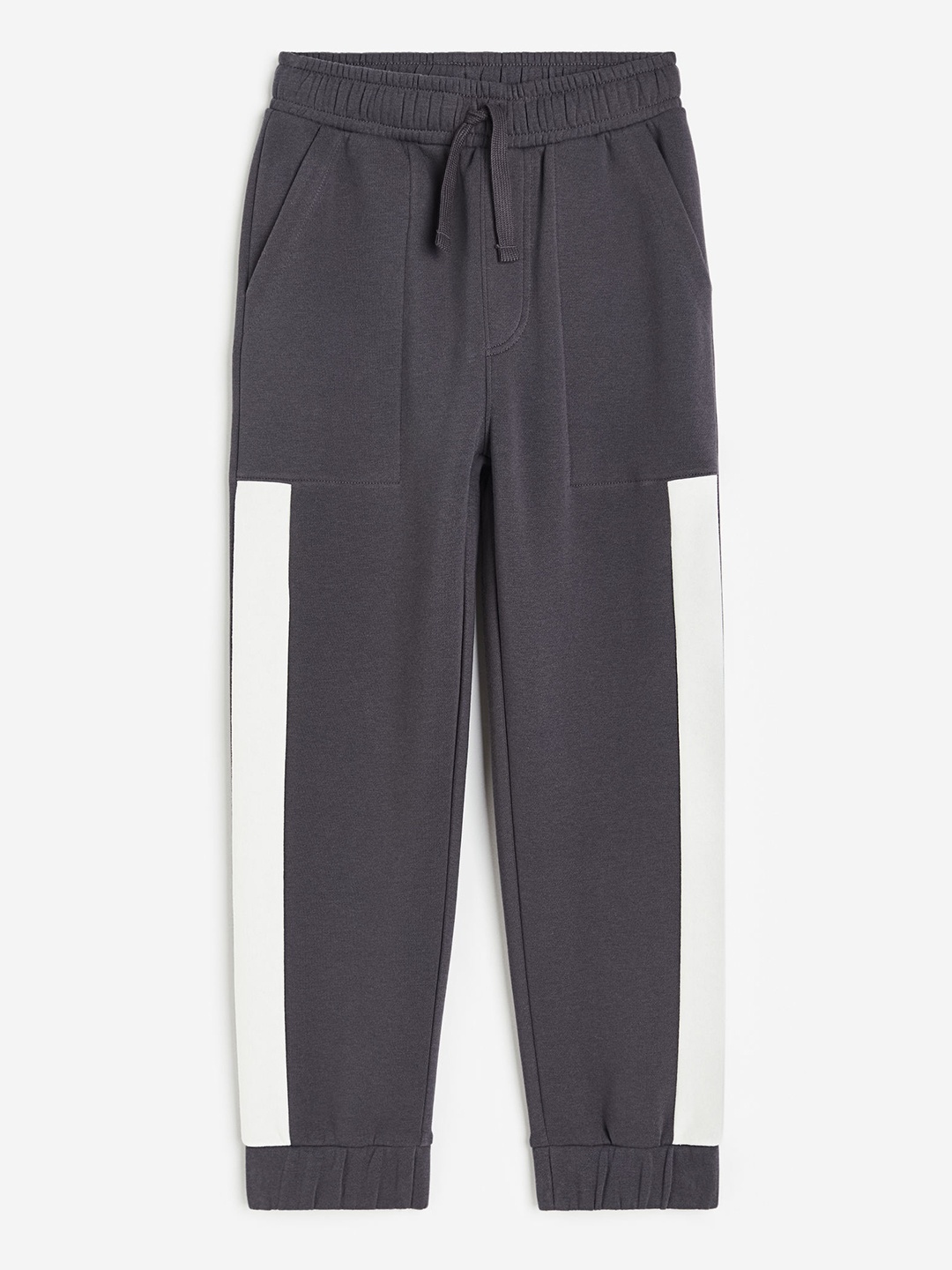 

H&M Boys Block Coloured Joggers, Grey