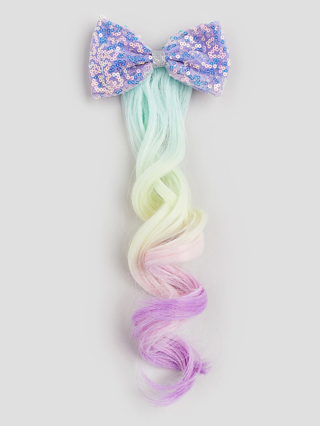 

H&M Girls Hair Clip with Hair Extensions, Purple