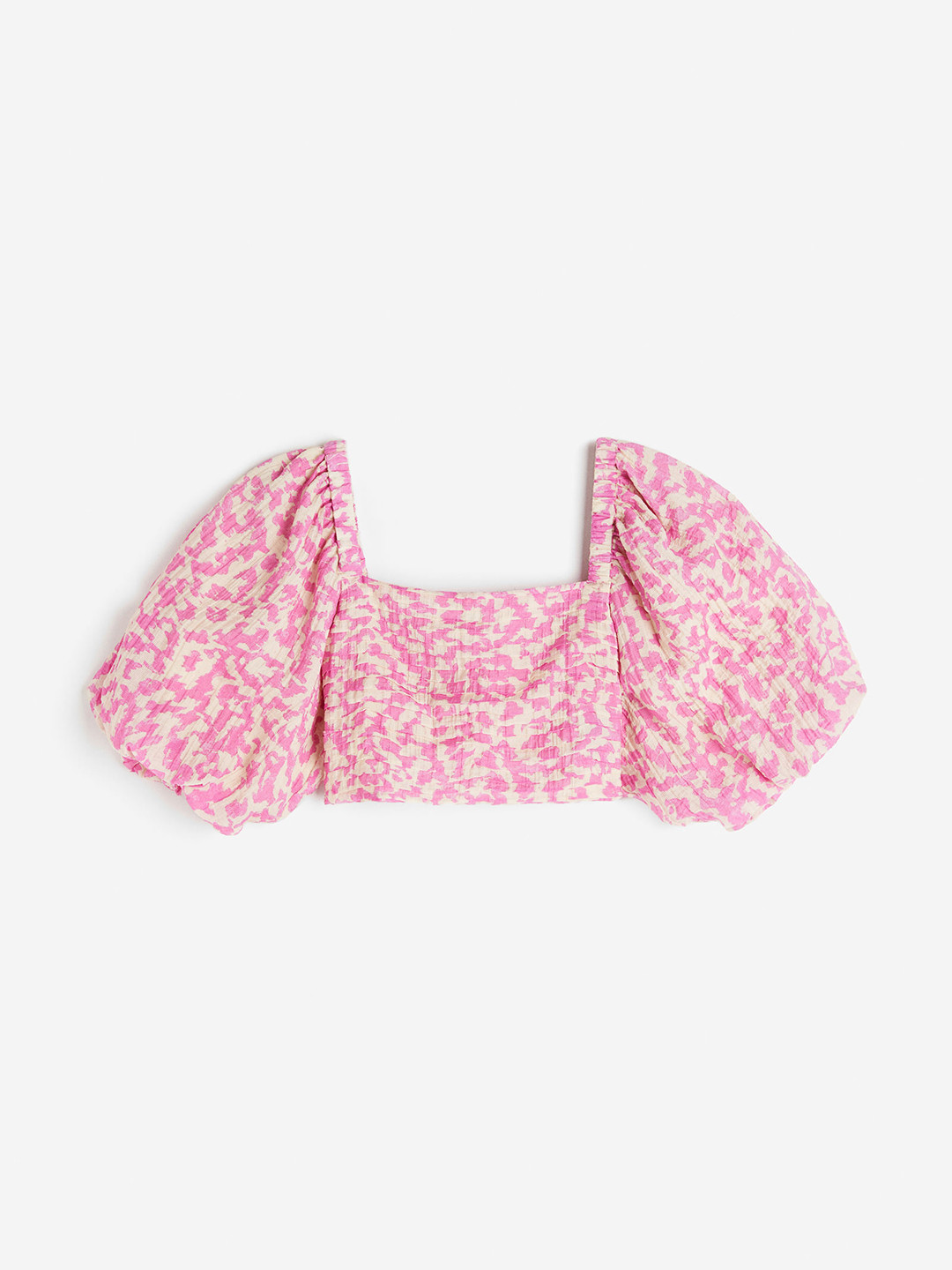 

H&M Women Cropped Blouse, Pink