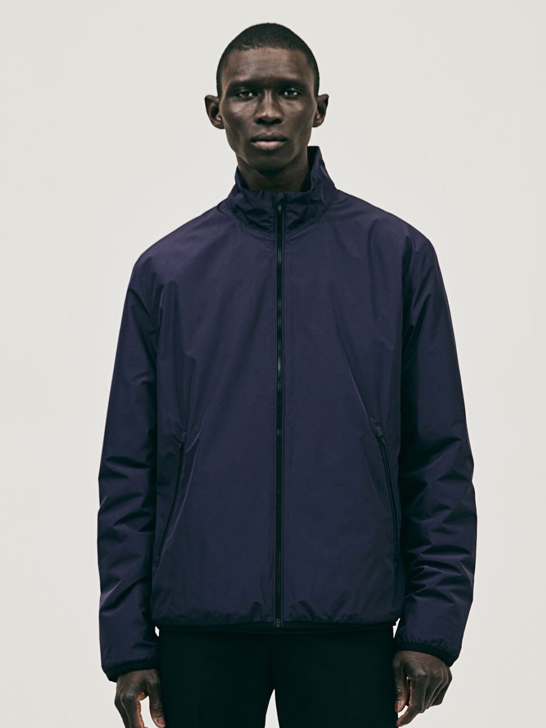 

H&M Regular Fit Padded Jacket, Navy blue