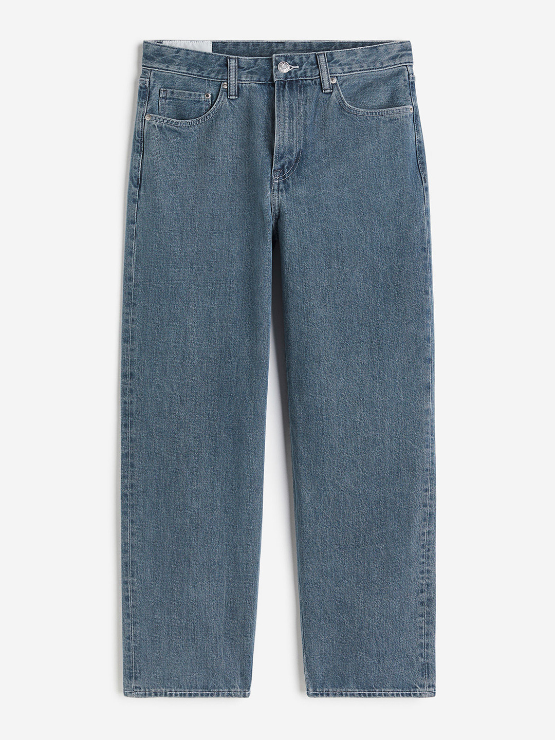 

H&M Cotton Loose Jeans, Blue